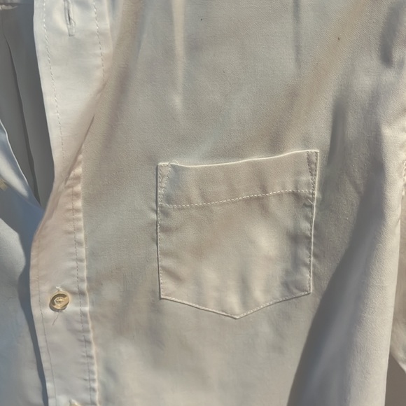 Boys Chaps White Button down Shirt-Size 18 - Picture 3 of 4